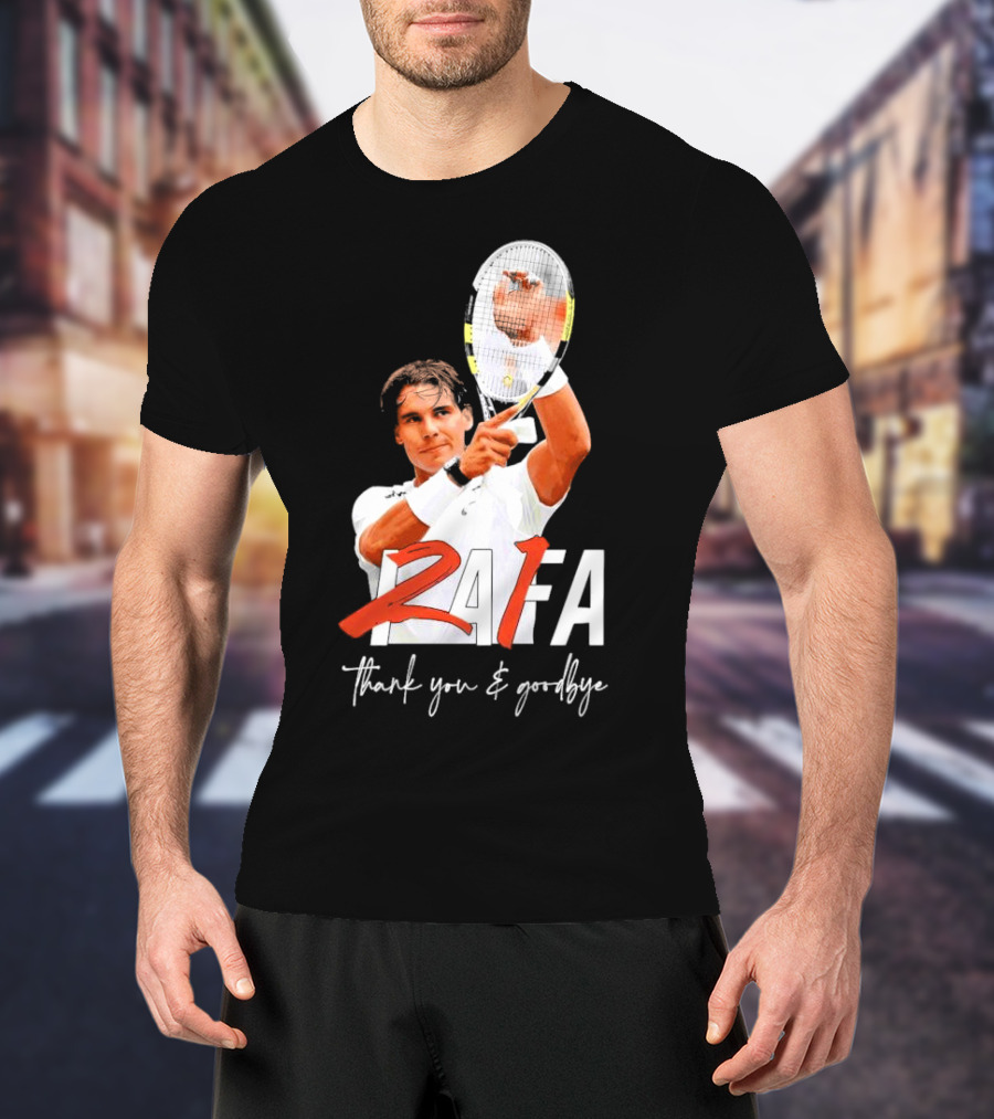 Rafa Nadal Thank You And Goodbye Tennis T-Shirt