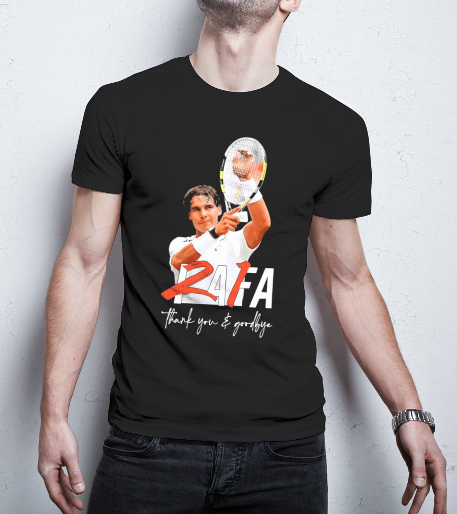 Rafa Nadal Thank You And Goodbye Tennis T-Shirt