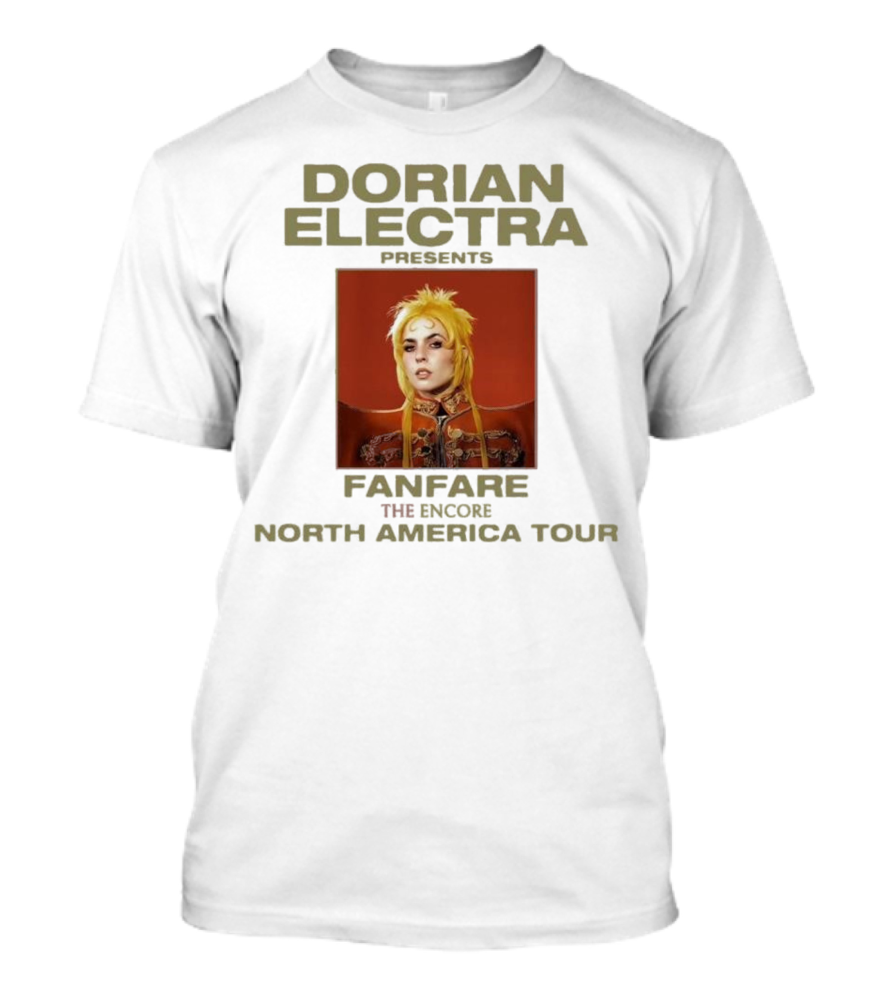 Dorian Electra Presents Fanfare The Encore North America Tour T-Shirt