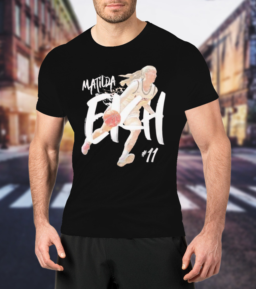 Matilda Ekh #11 Virginia Tech Hokies Basketball Player T-Shirt