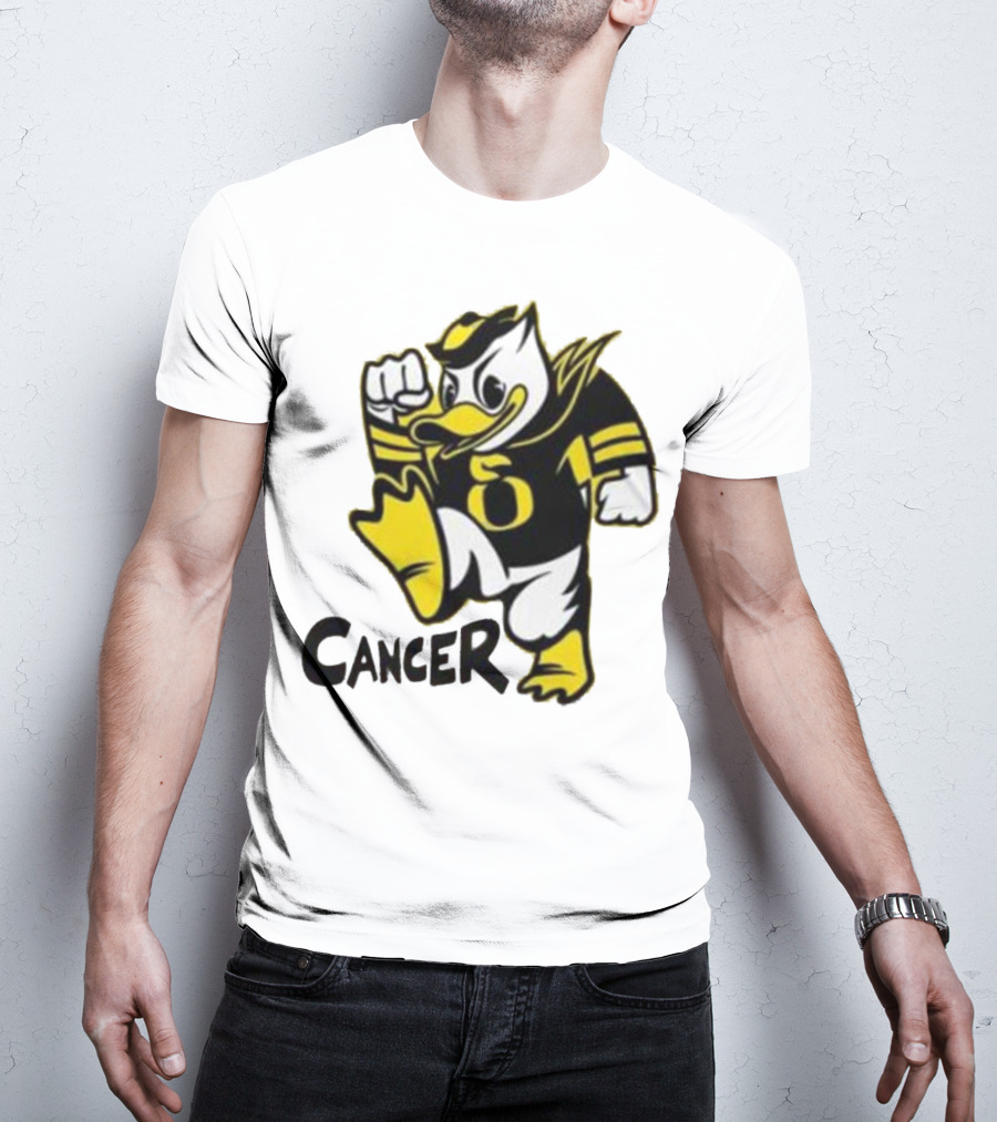 Oregon Ducks Fighting Cancer With Mascot T-Shirt