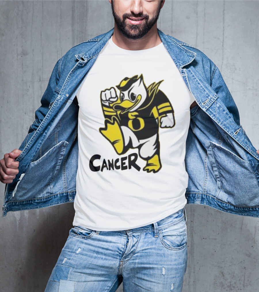 Oregon Ducks Fighting Cancer With Mascot T-Shirt