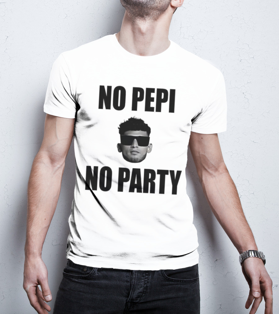 Ricardo Pepi No Pepi No Party Face With Sunglasses T-Shirt