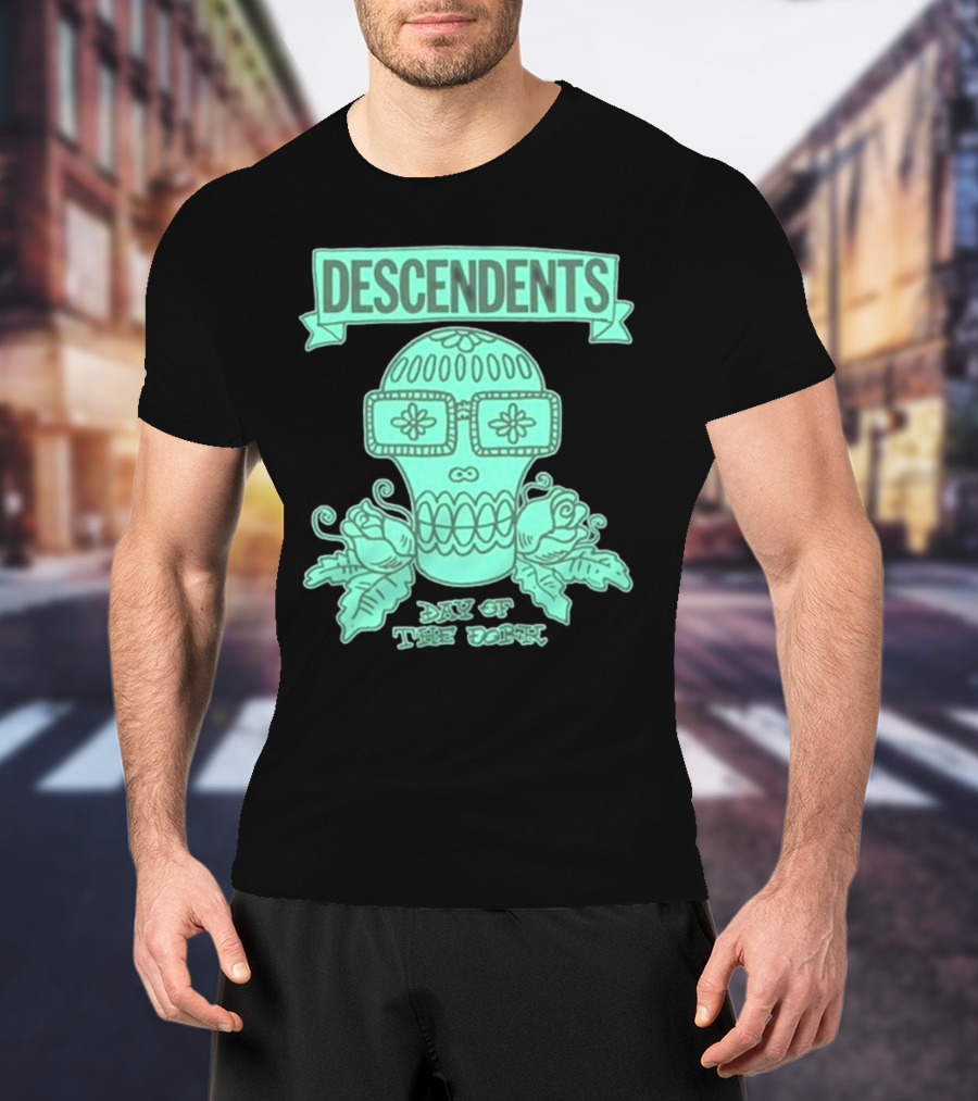 Descendents Day Of The Dork Skull And Roses T-Shirt