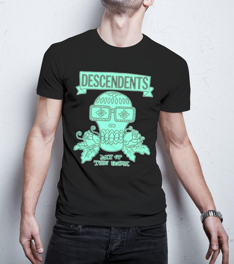 Descendents Day Of The Dork Skull And Roses T-Shirt