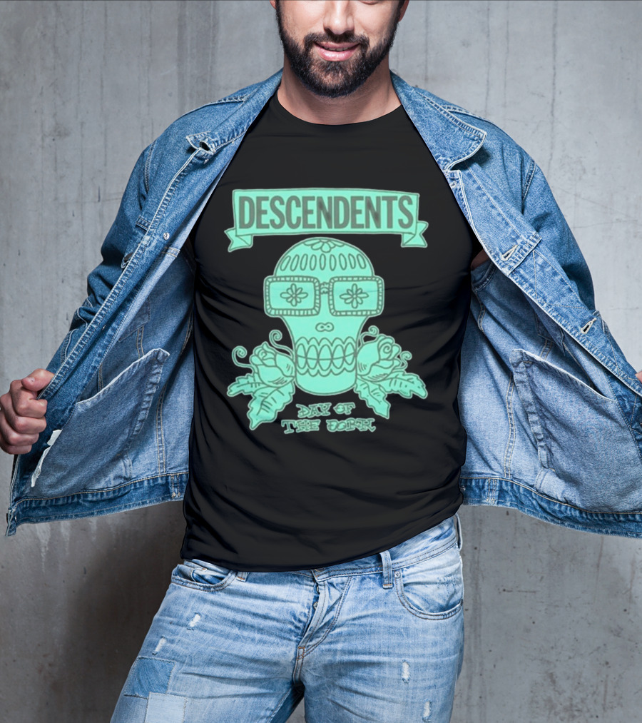 Descendents Day Of The Dork Skull And Roses T-Shirt