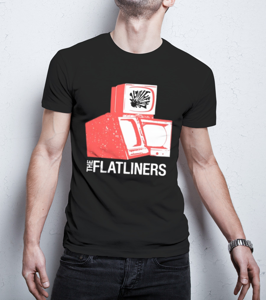 The Flatliners Stacked Static Television Screens T-Shirt
