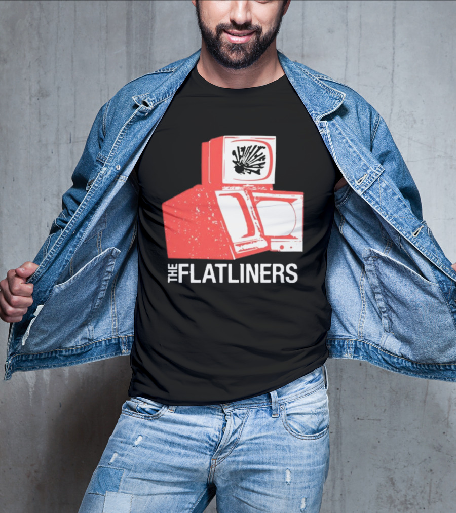The Flatliners Stacked Static Television Screens T-Shirt