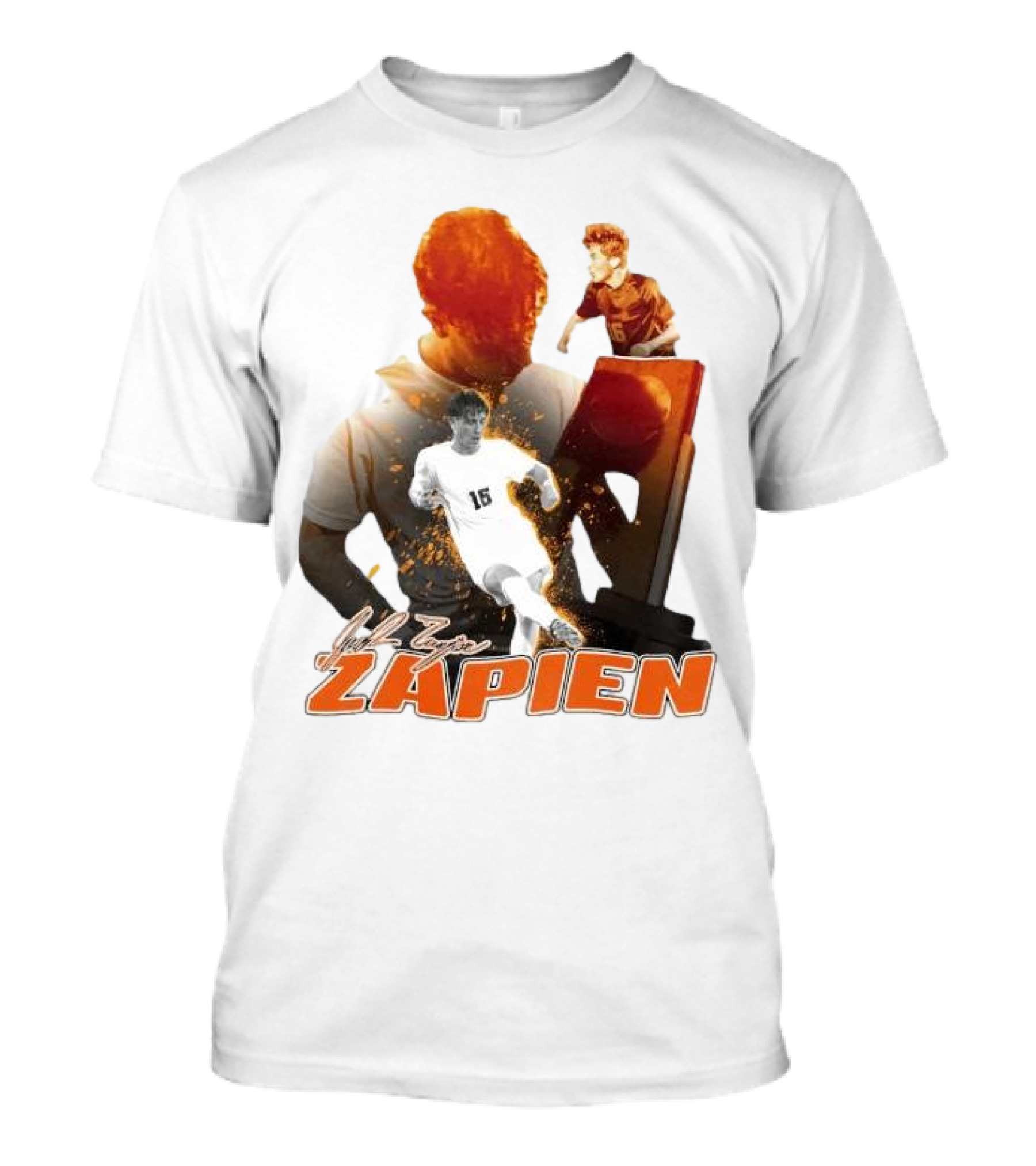 Jacob Zapien Soccer Star Player Signature And Trophy T-Shirt