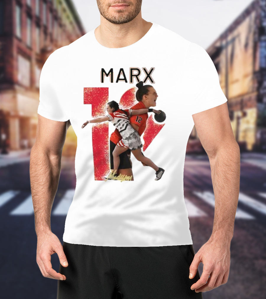 Marx Number 12 Madyson Signature Bowling Action T-Shirt
