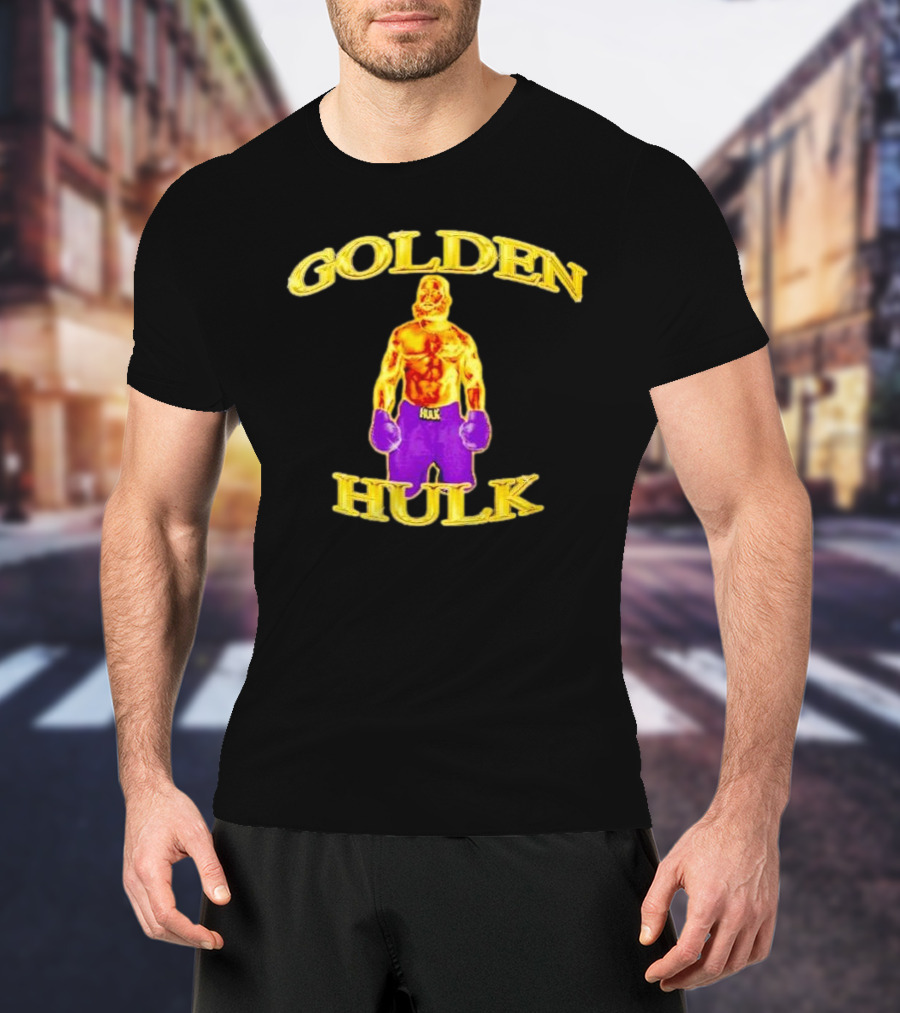 Golden Hulk Boxing Champion Ariel Perez T-Shirt