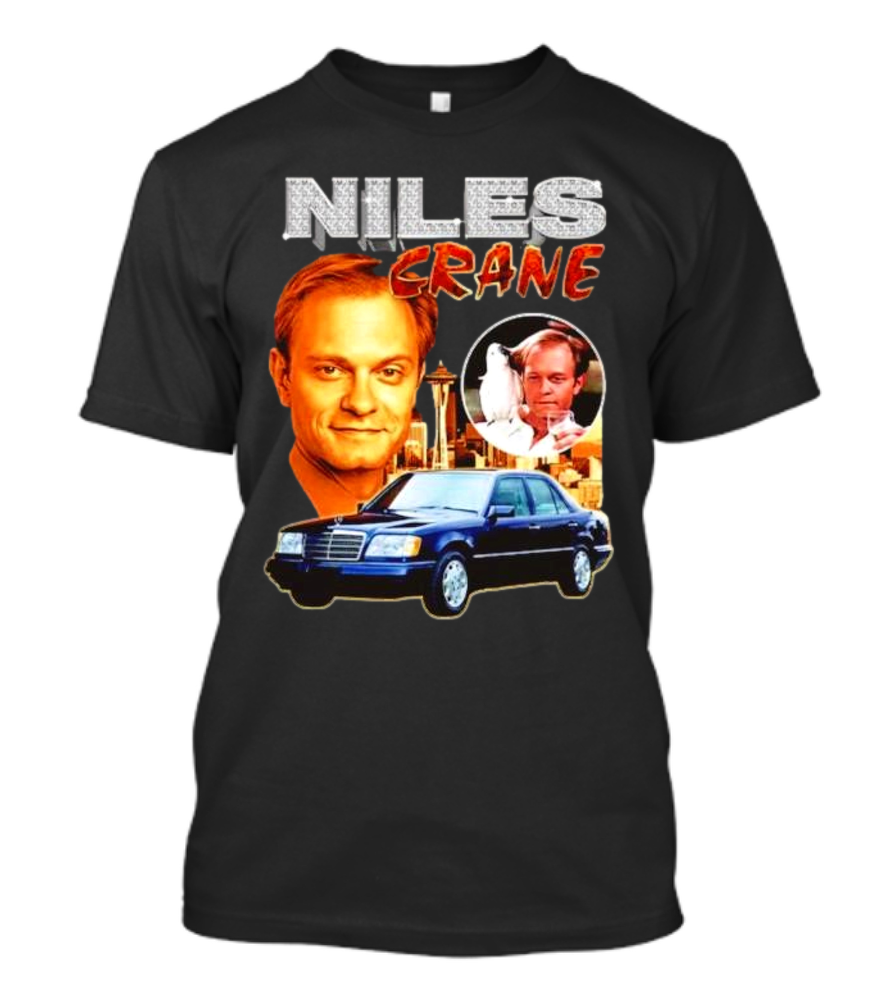 Niles Crane Seattle Mercedes T-Shirt