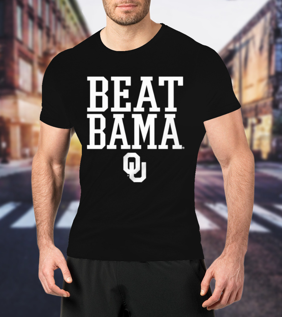 BEAT BAMA OU Oklahoma Sooners T-Shirt