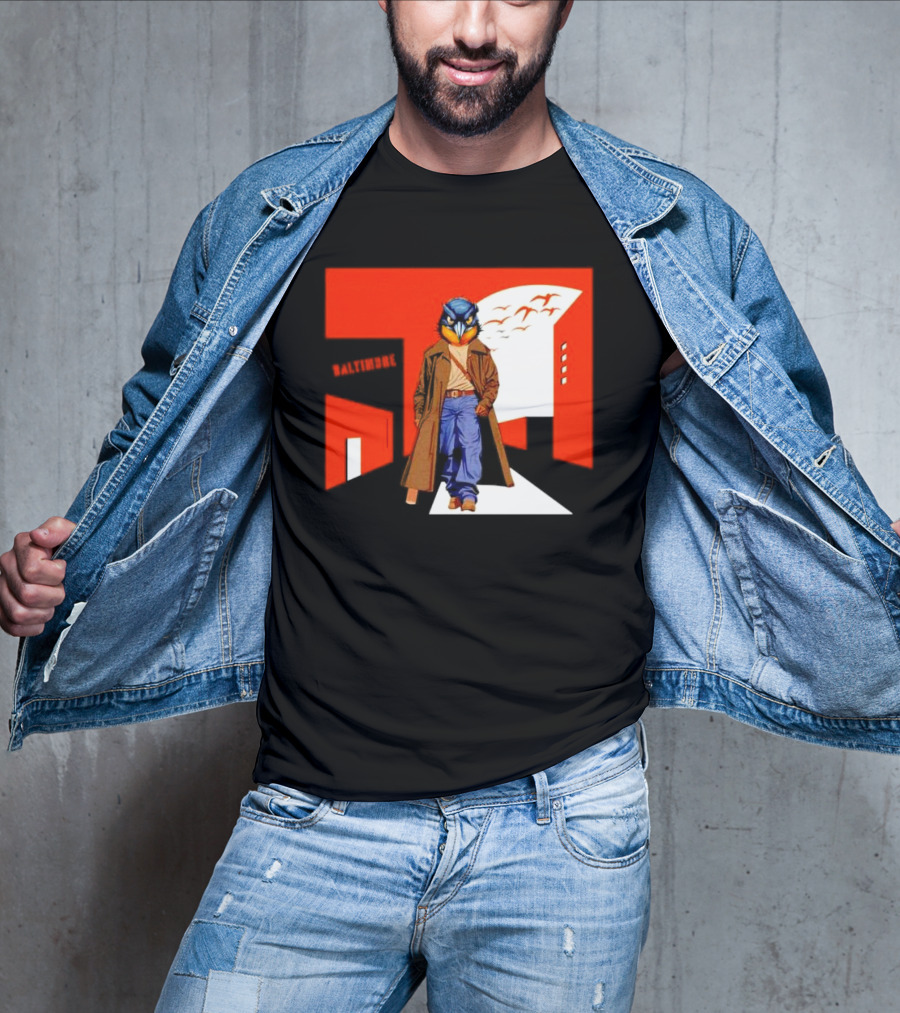 Baltimore Orioles The Wire Parody Owl T-Shirt