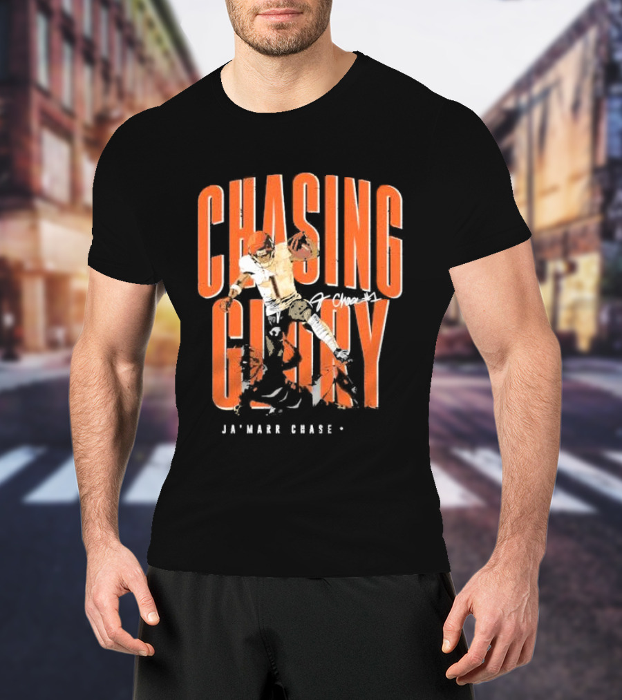 Chasing Glory Ja’Marr Chase Cincinnati Bengals Signature T-Shirt