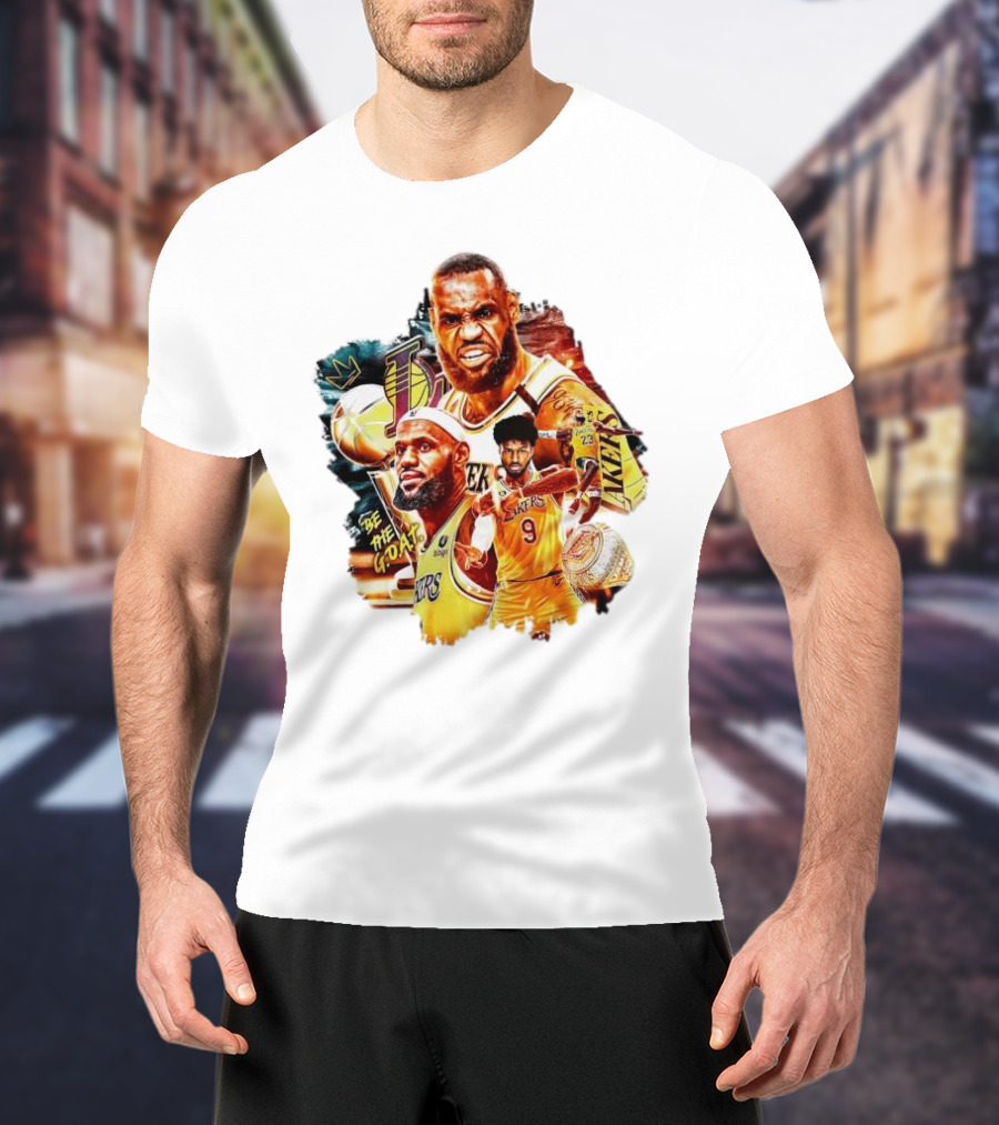 Lebron James Bronny James Lakers Be The Goat T-Shirt