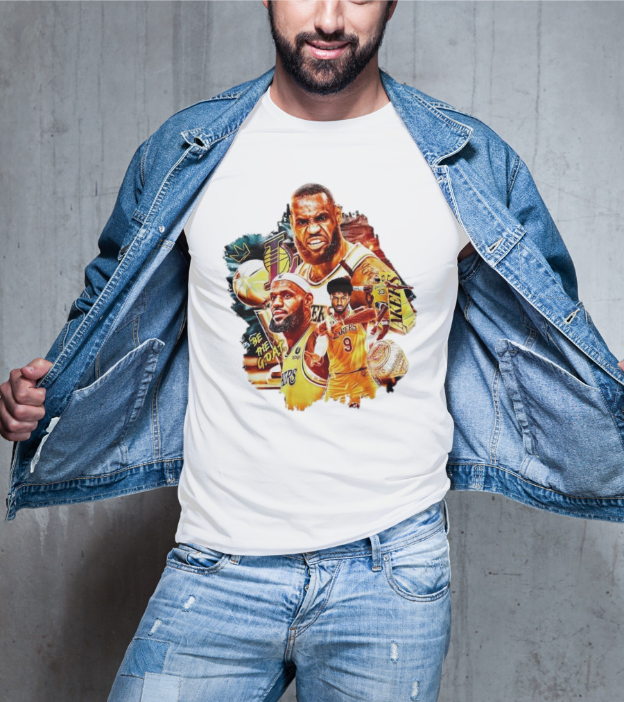 Lebron James Bronny James Lakers Be The Goat T-Shirt