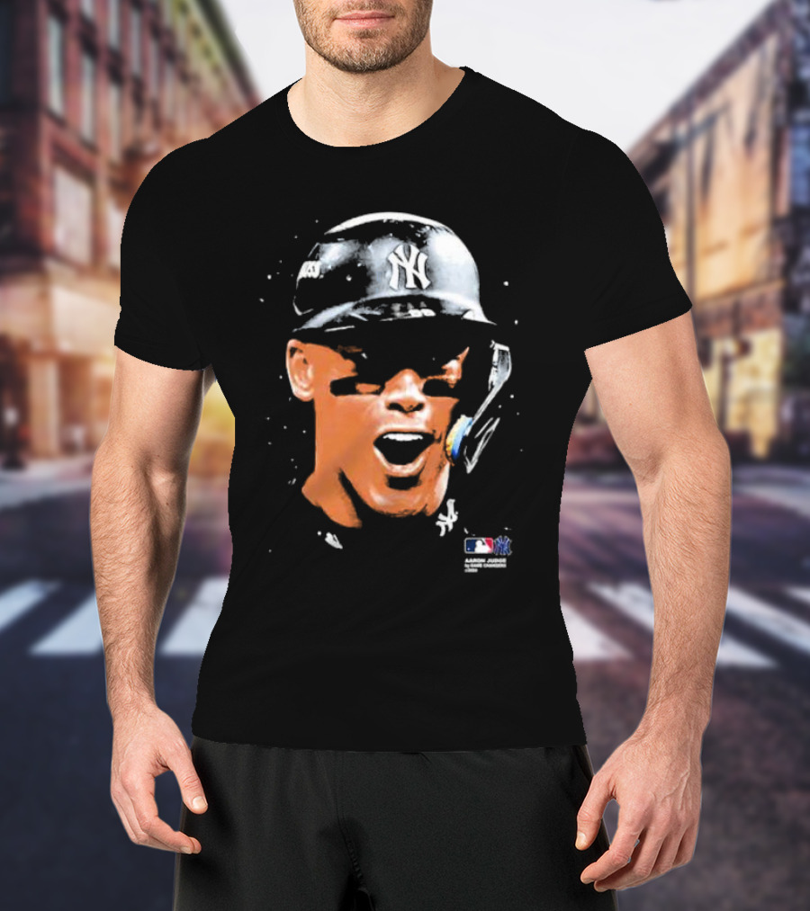 Aaron Judge New York Yankees MLB Big Face T-Shirt
