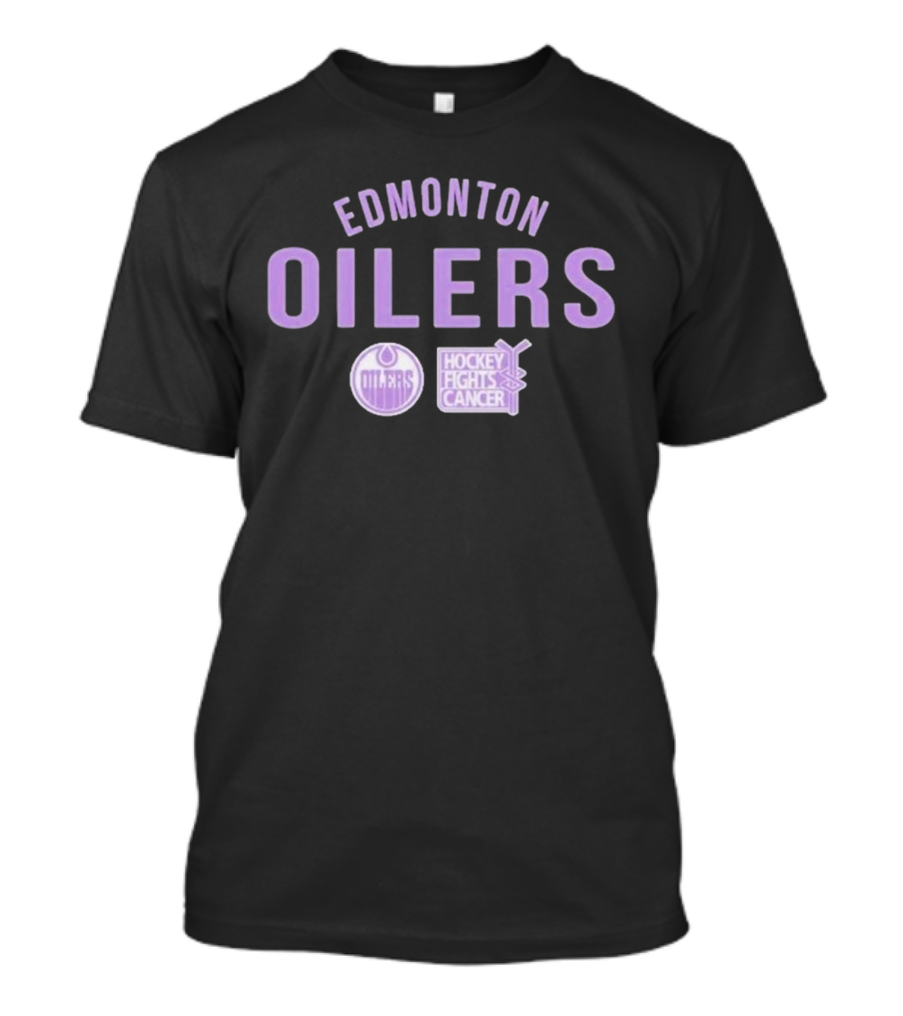 Edmonton Oilers Hockey Fights Cancer T-Shirt