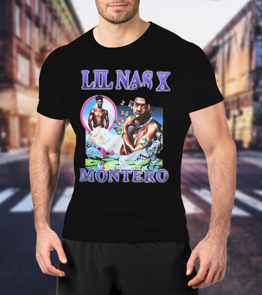 Lil Nas X Montero Butterflies Surreal T-Shirt
