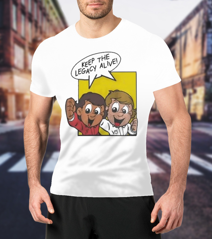 KEEP THE LEGACY ALIVE Boys Characters Speech Bubble T-Shirt
