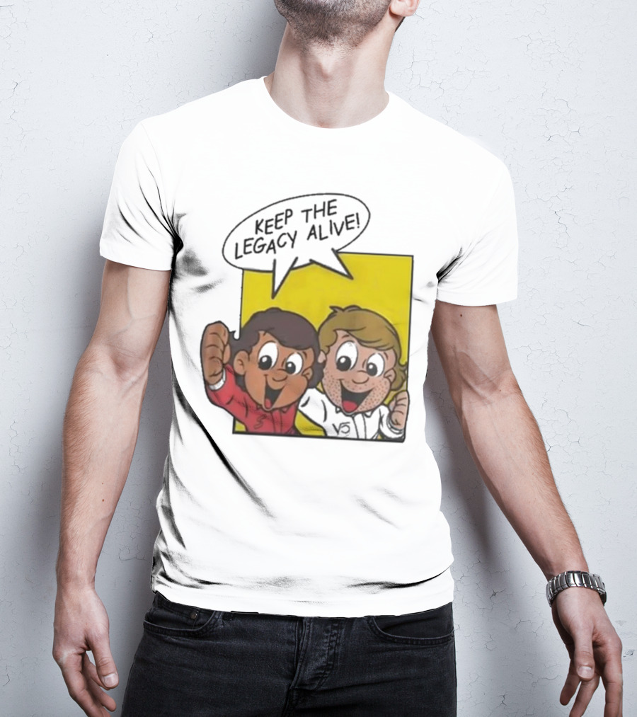 KEEP THE LEGACY ALIVE Boys Characters Speech Bubble T-Shirt