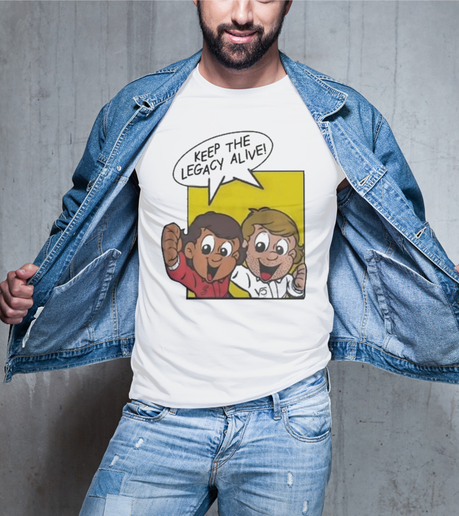 KEEP THE LEGACY ALIVE Boys Characters Speech Bubble T-Shirt