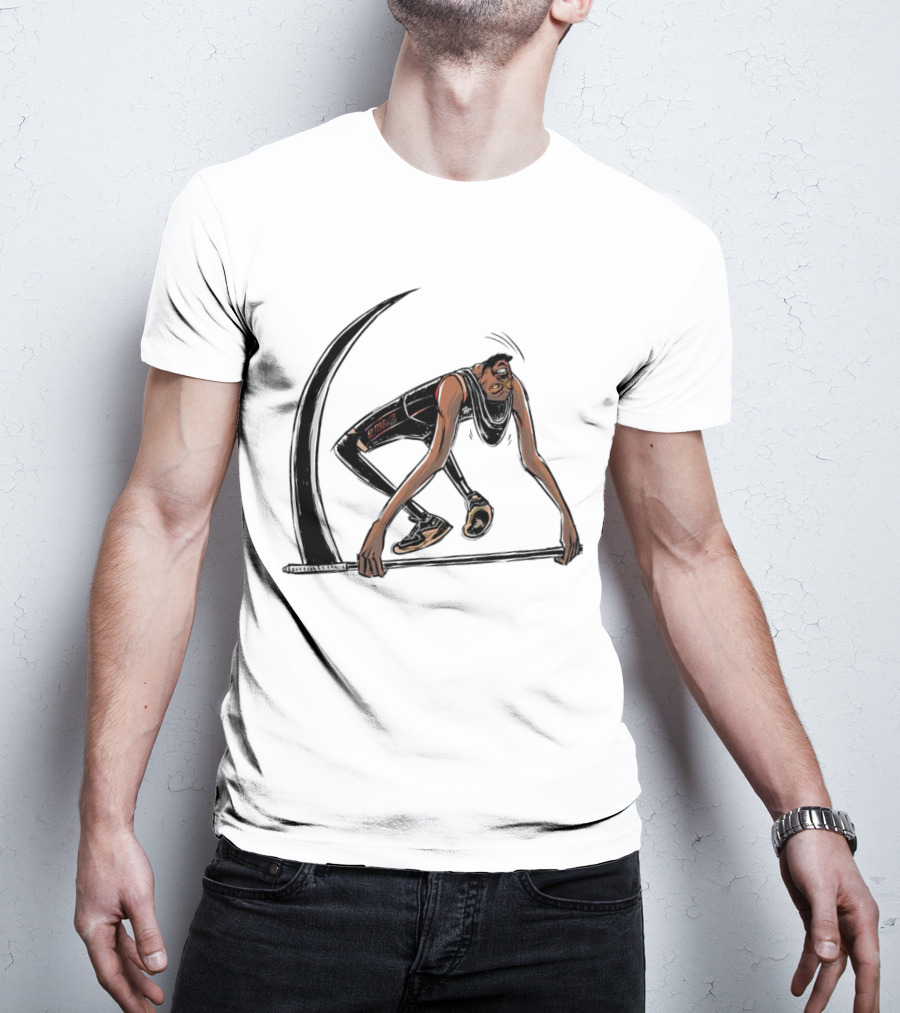 Kevin Durant Phoenix Suns Slim Reaper Cartoon Basketball Star T-Shirt