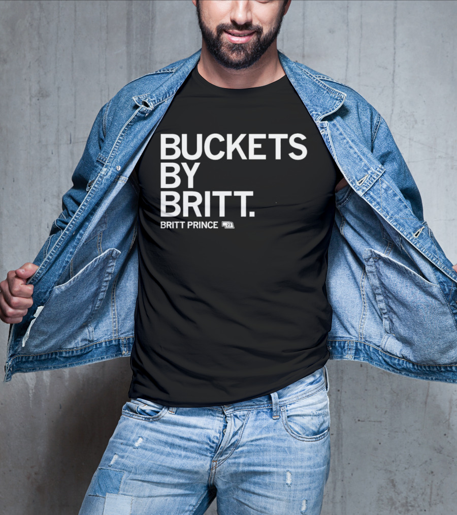 Buckets By Britt Nebraska Britt Prince 23 T-Shirt