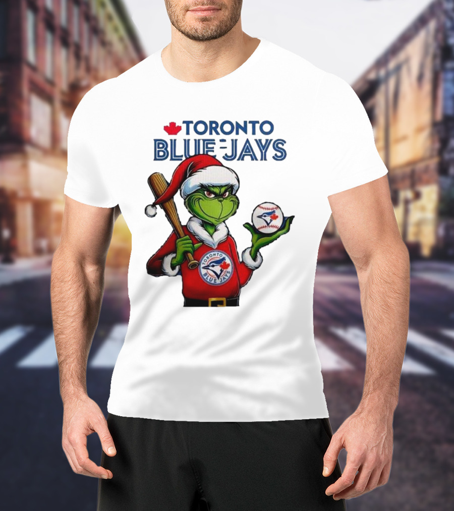 Toronto Blue Jays The Grinch Grinchmas Christmas T-Shirt