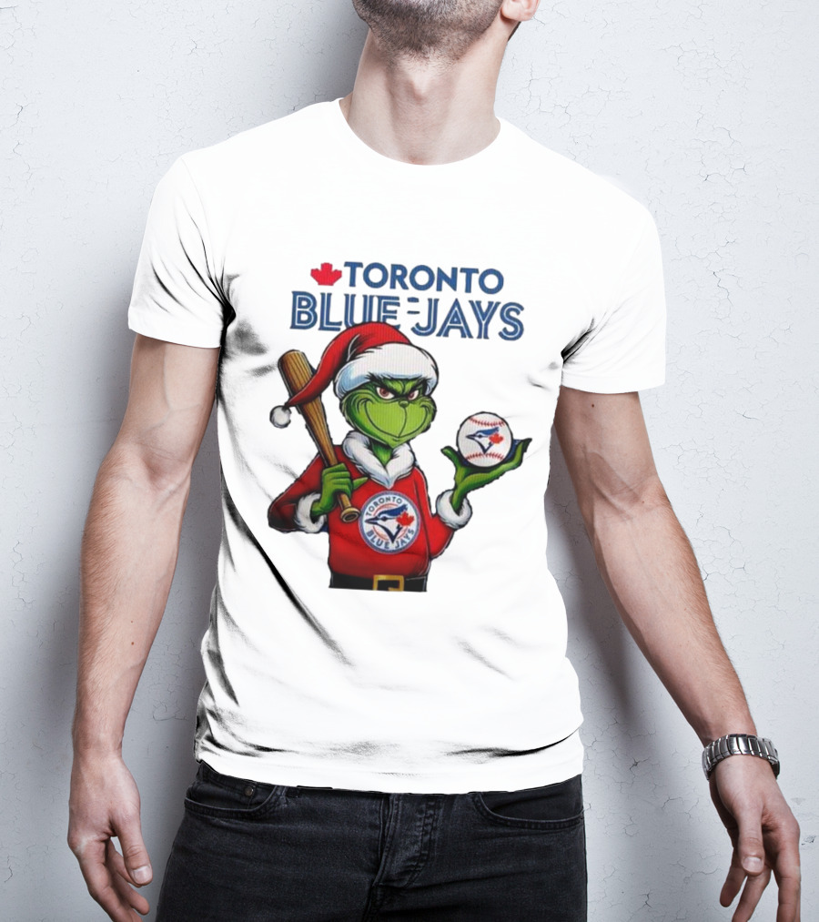 Toronto Blue Jays The Grinch Grinchmas Christmas T-Shirt