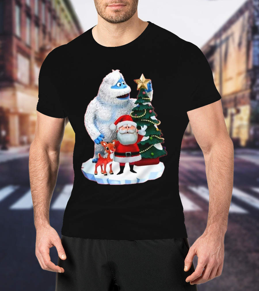 Bumble Rudolph Santa Christmas Tree Exclusive Rudolph The Red Nosed Reindeer T-Shirt