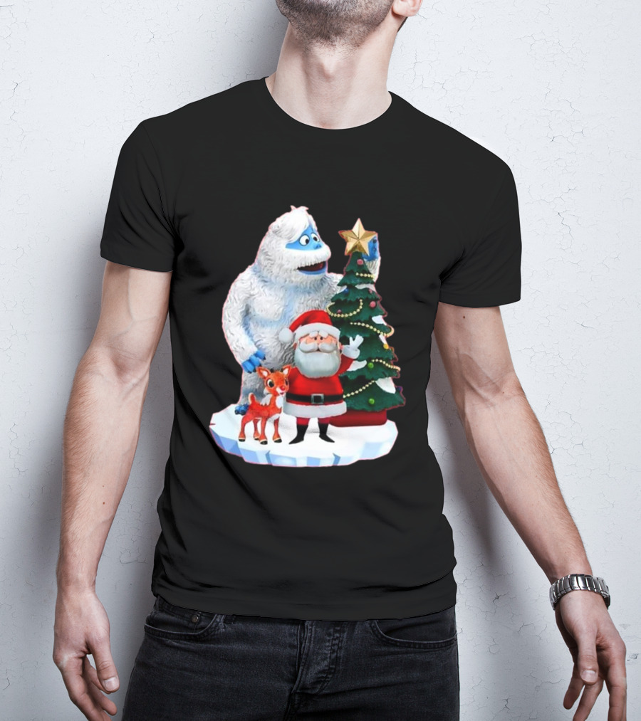Bumble Rudolph Santa Christmas Tree Exclusive Rudolph The Red Nosed Reindeer T-Shirt
