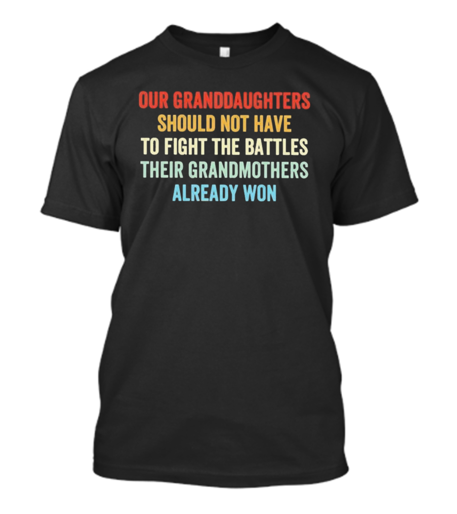 Our Granddaughters Should Not Have To Fight The Battles Their Grandmothers Already Won T-Shirt