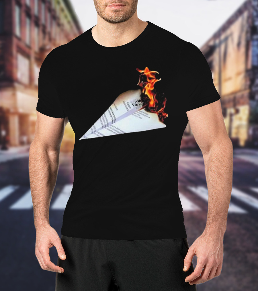 Lovejoy Band Burning Paper Plane Nuisance T-Shirt