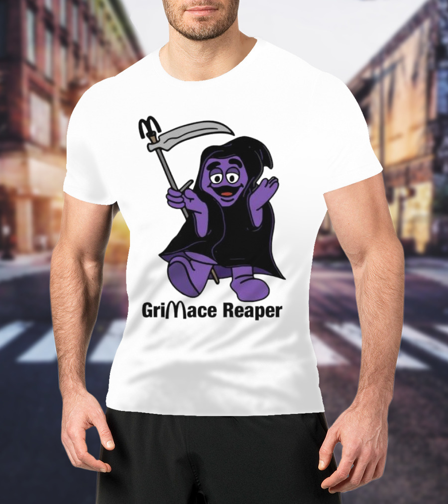 Grimace Reaper Grimace McDonald’s Crossover T-Shirt