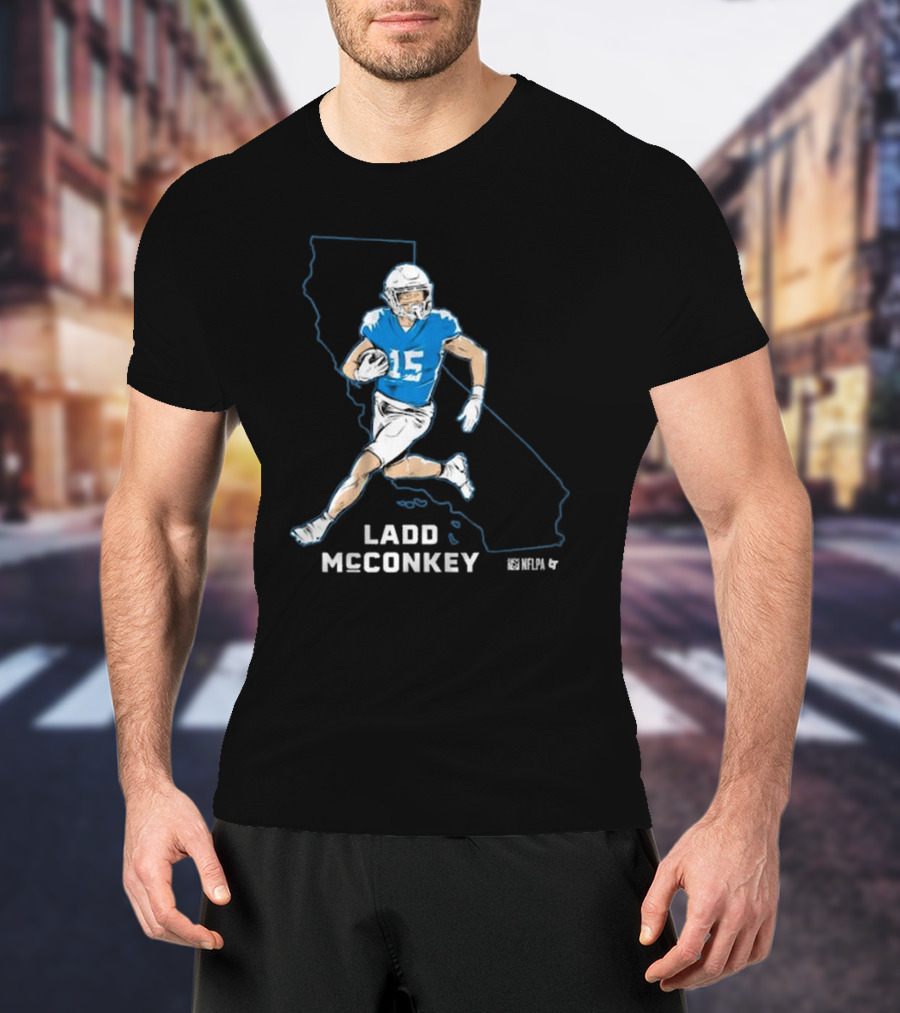 Ladd McConkey NFLPA California Football Star T-Shirt