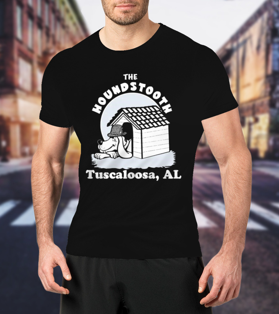 The Houndstooth Hound Doghouse Tuscaloosa AL T-Shirt