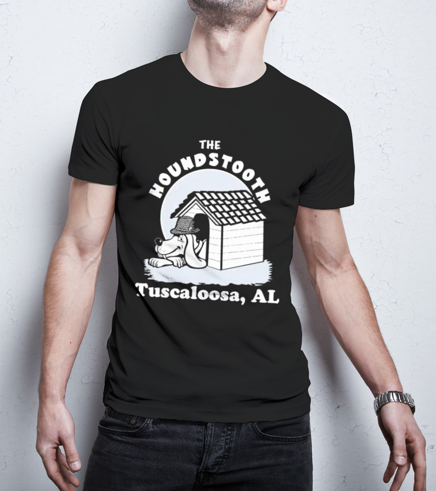 The Houndstooth Hound Doghouse Tuscaloosa AL T-Shirt