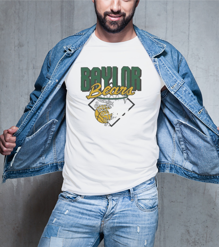 Baylor Bears Basketball Nothing But Net T-Shirt