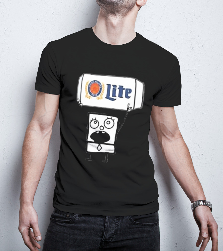 Doodlebob Miller Lite Beer T-Shirt
