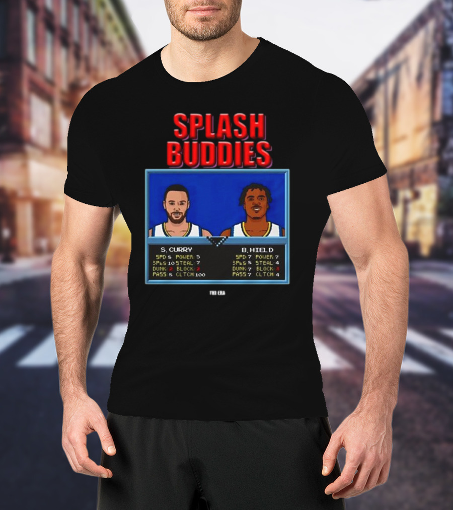 Dope Era Splash Buddies S. Curry B. Hield Retro Game T-Shirt