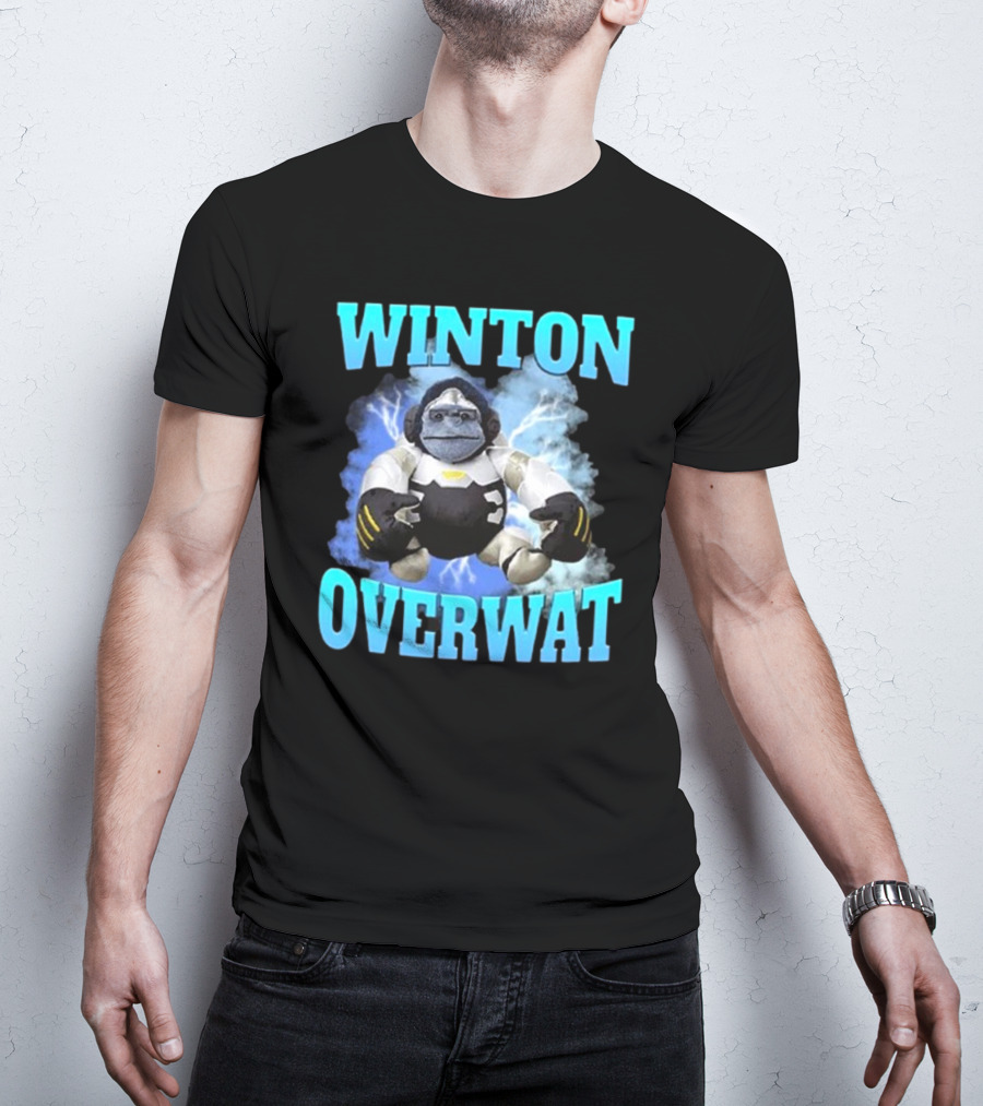 Winton Overwat Winston Overwatch Funny Meme T-Shirt