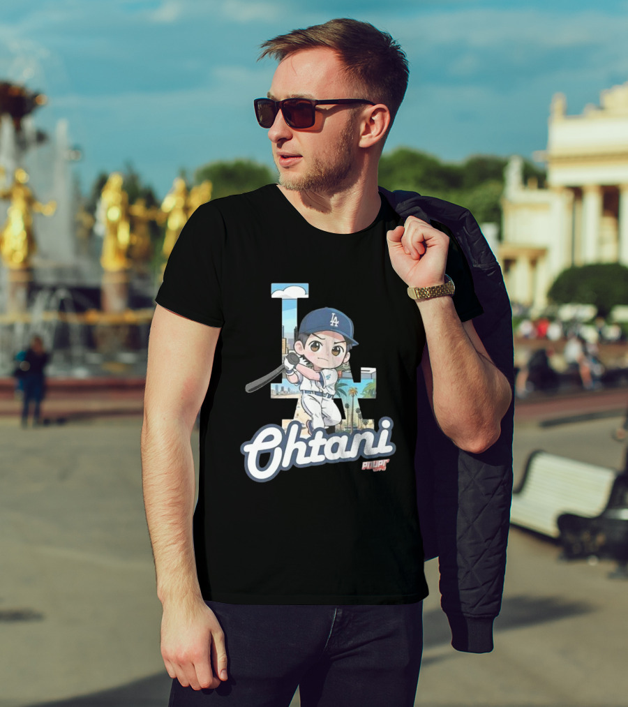 Chibi Shohei Ohtani LA Dodgers Ohtani Pnuppr T-Shirt