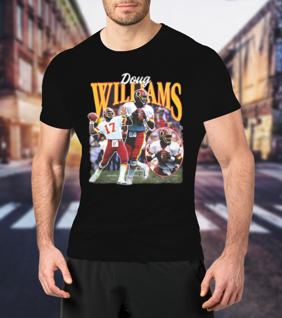 Doug Williams Football Legend NFL Quarterback Redskins T-Shirt