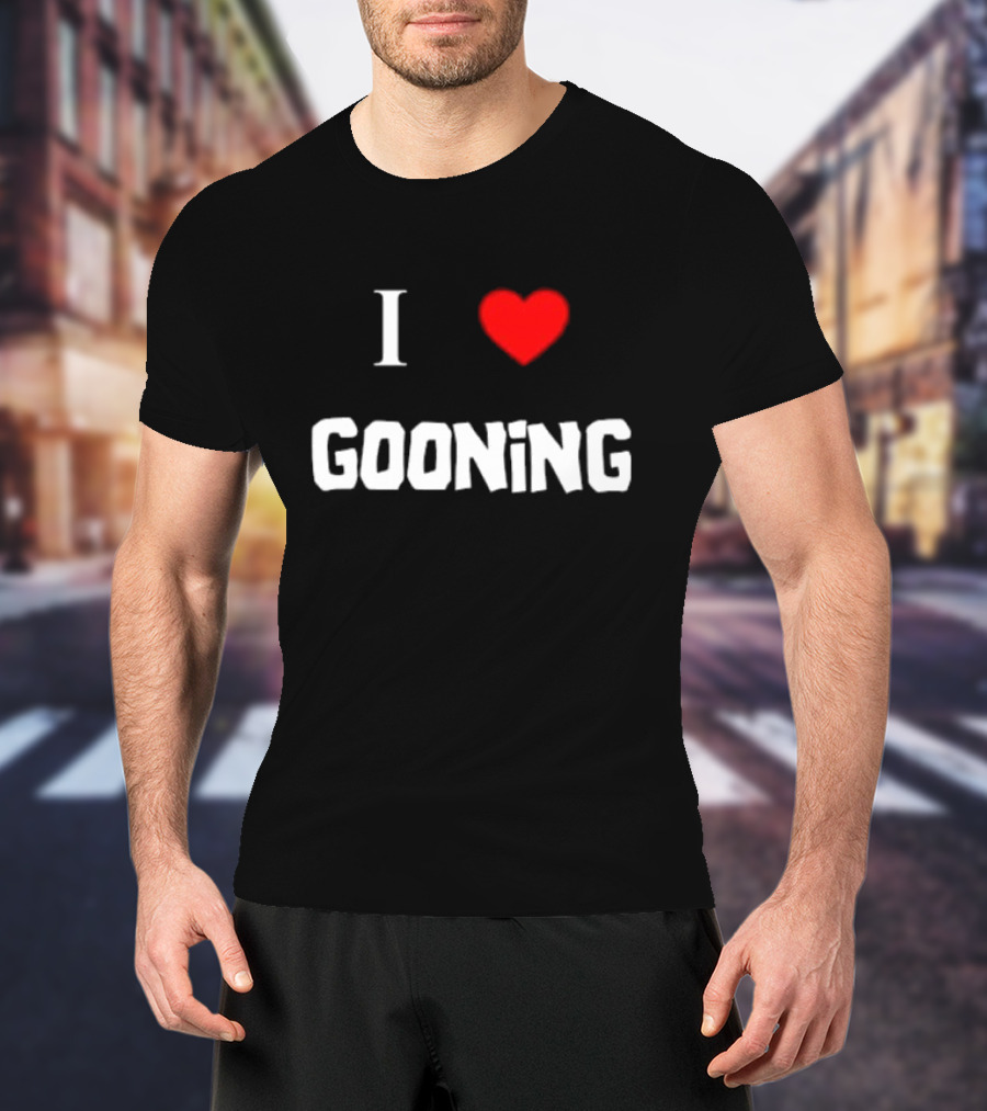 I Love Gooning Vegetable Chopping Channel T-Shirt