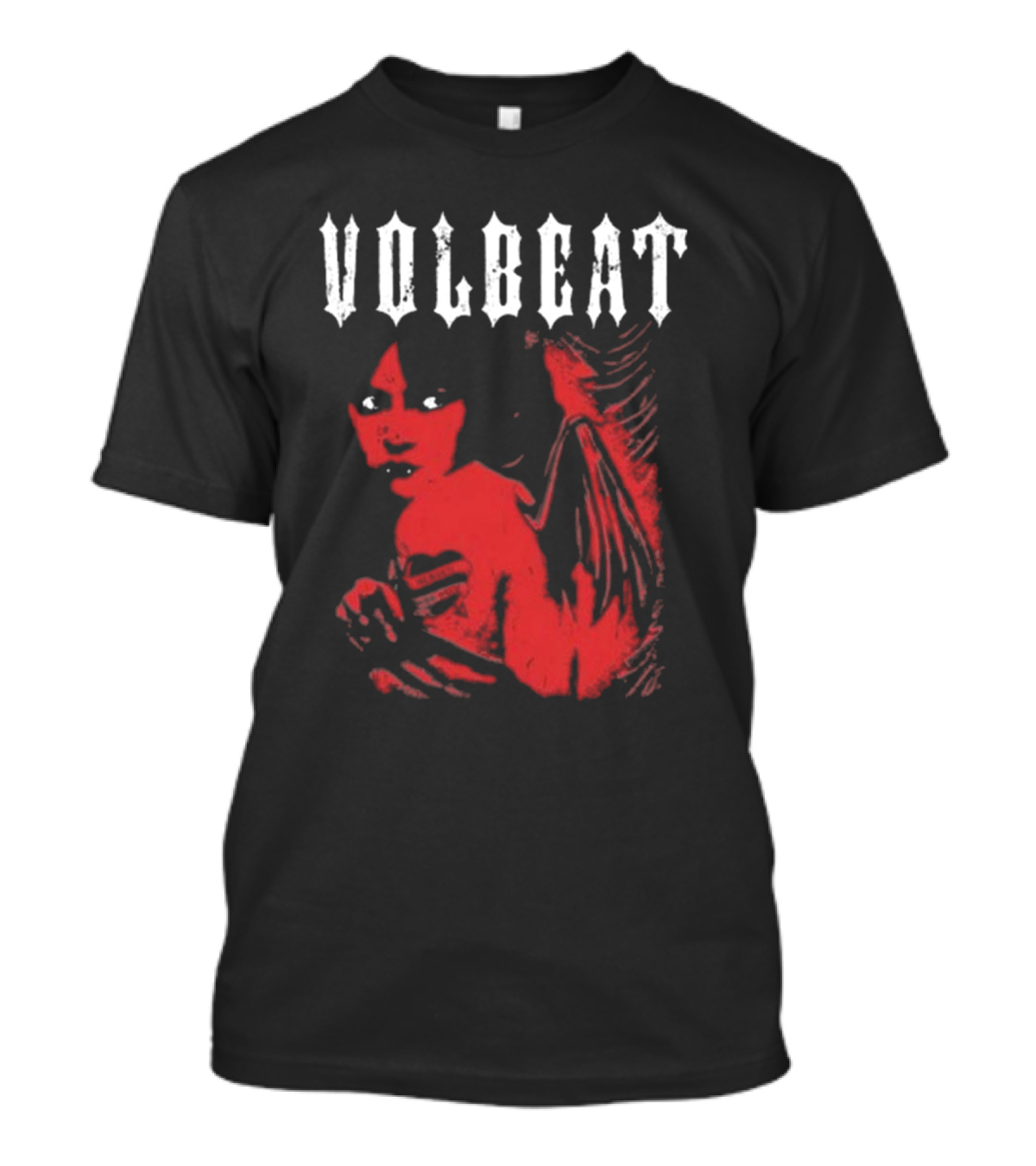 Volbeat Heaven Nor Hell Red Angel T-Shirt