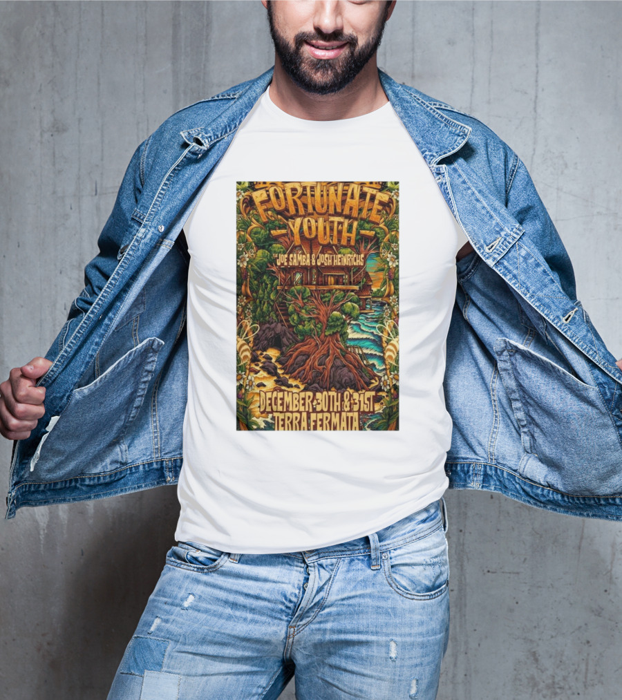 Fortunate Youth With Joe Samba And Josh Heinrichs At Terra Fermata December 30th And 31st T-Shirt