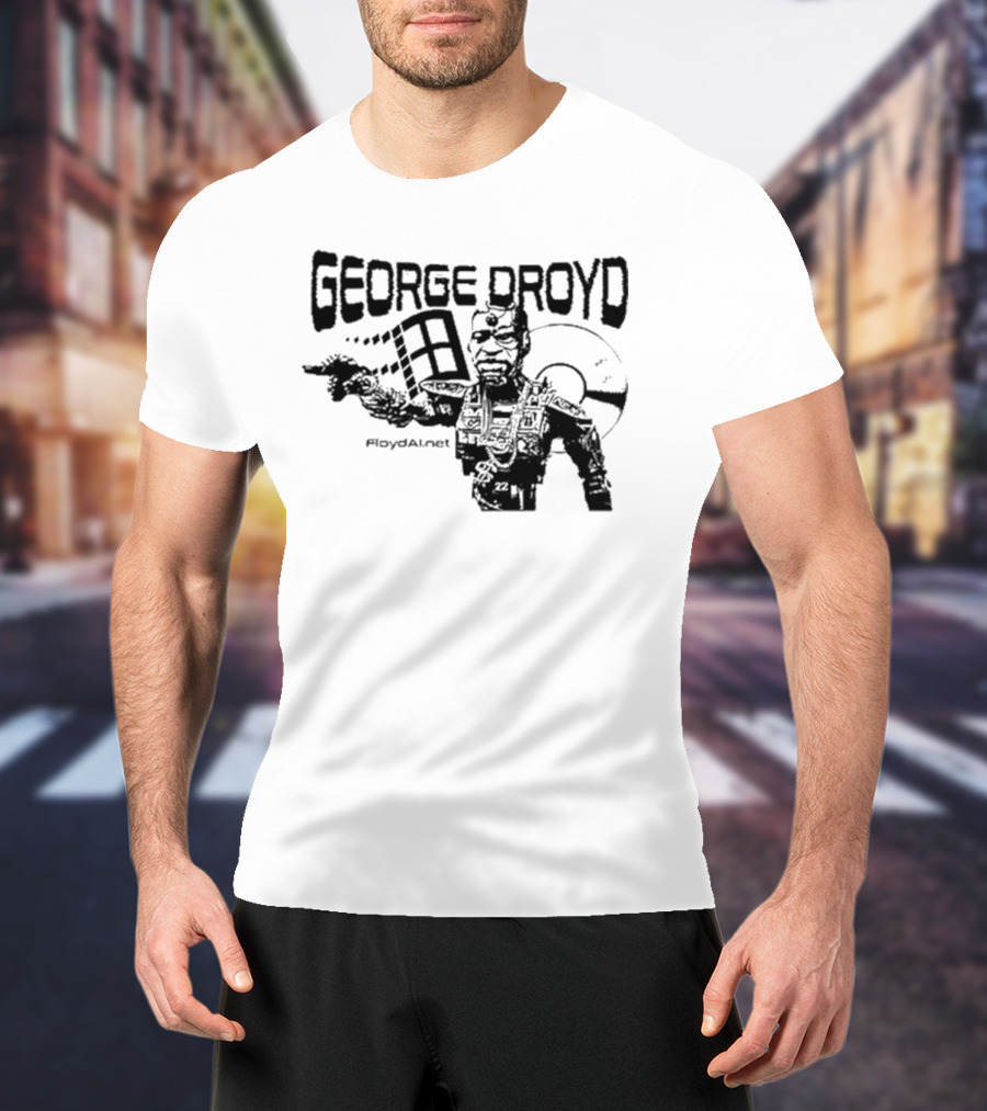 George Droyd FloydAI Windows CD Retro T-Shirt
