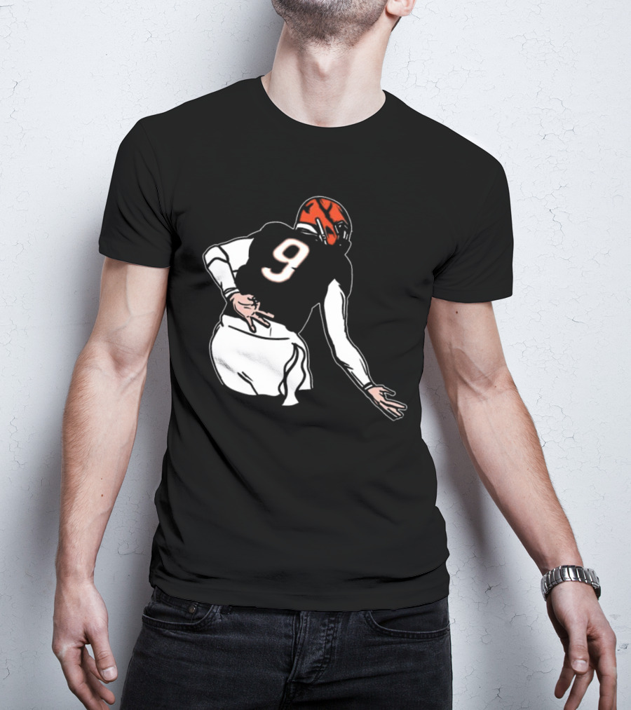 Joe Griddy Joe Burrow Number 9 Cincinnati Bengals Football T-Shirt
